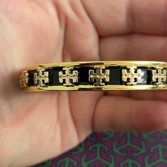 Tory Burch Gold and Black Bracelet - Picture 2 of 3